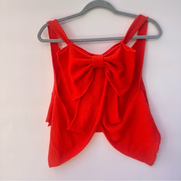 Free People Big Bow Cashmere Tank Top - Picture 3 of 7